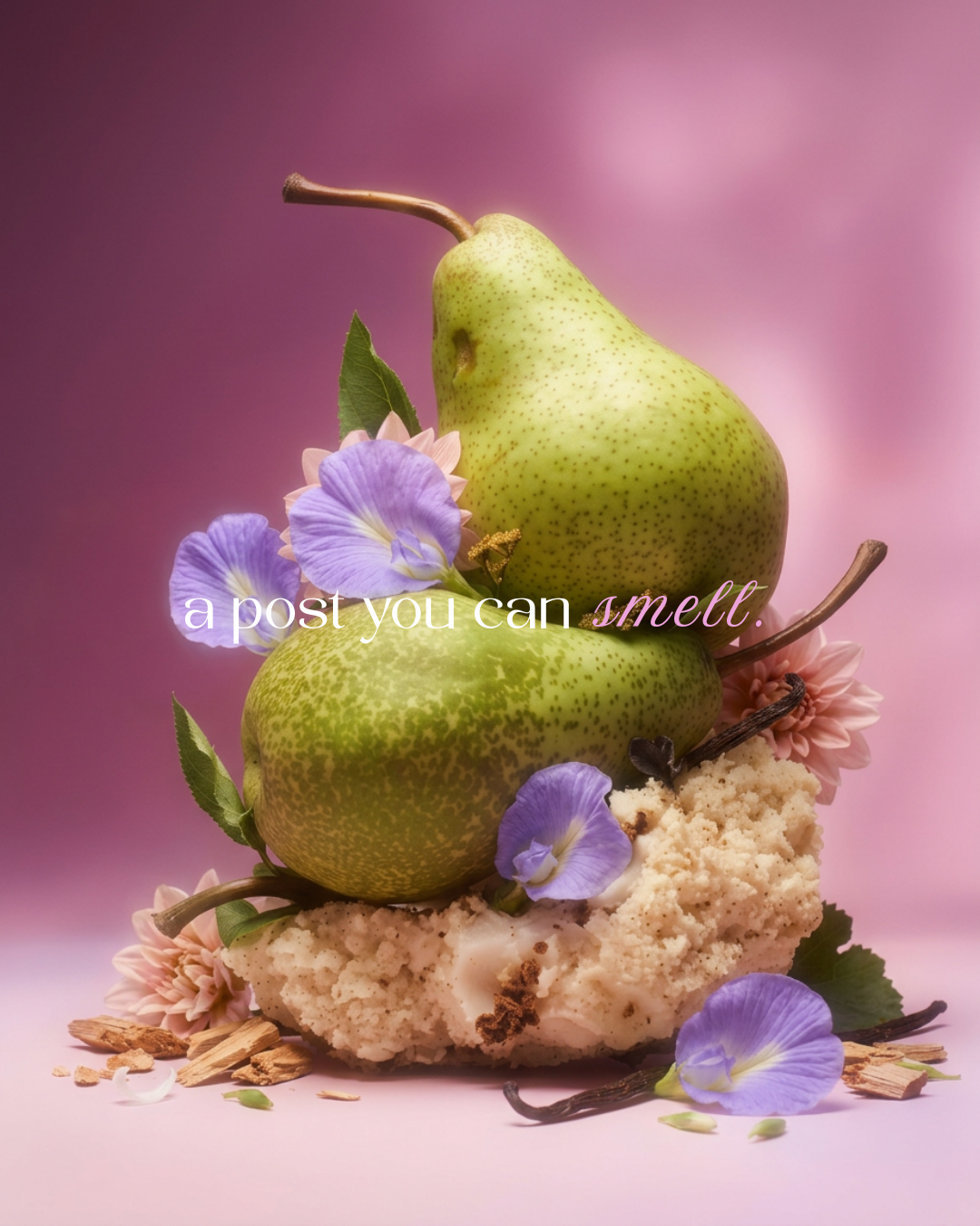 Refillable Pear Blossom Tea Hydrating Pocket Hand Sanitizer - Noshinku