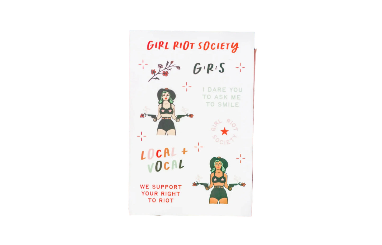 Girl Riot Society Sticker Sheet