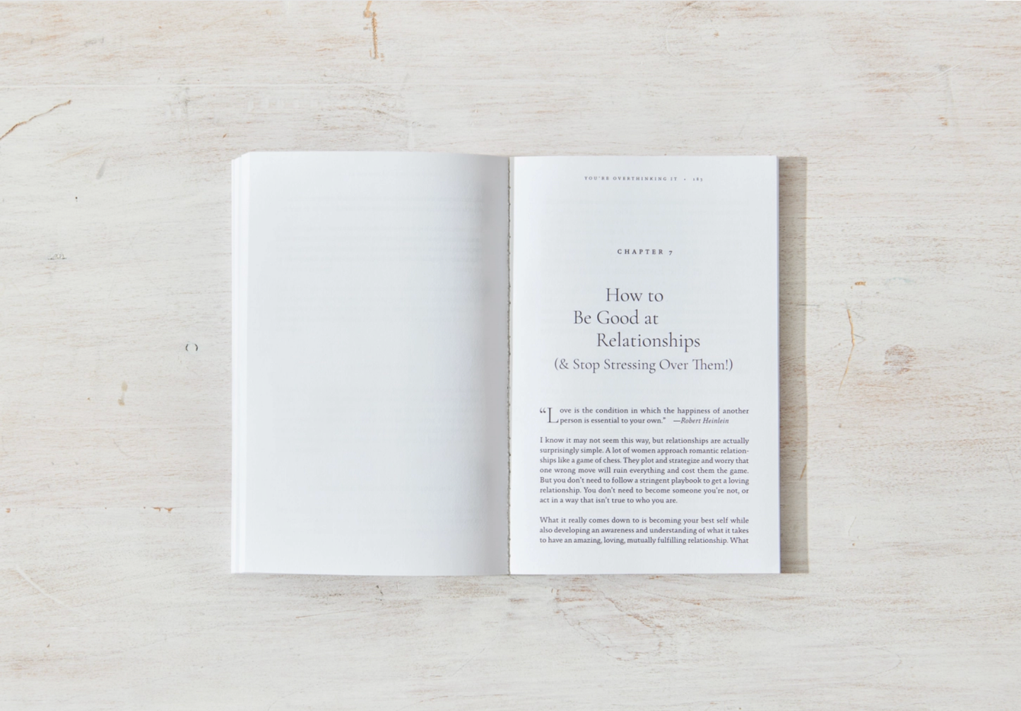 You're Overthinking It - Book