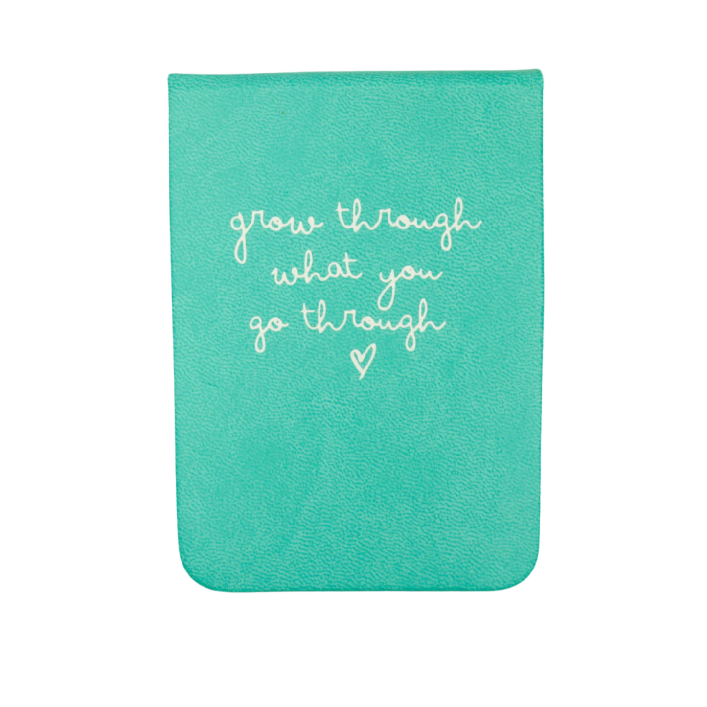 Grow Through What You Go Through- Leatherette Pocket Journal