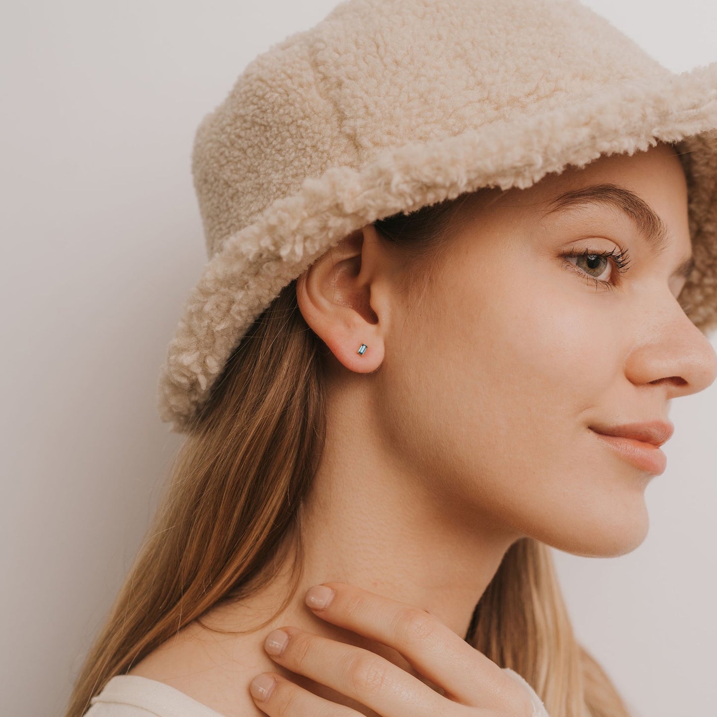 Sapphire Baguette Earrings