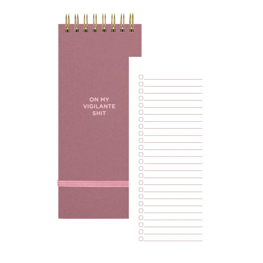 On My Vigilante Shit - Small Task Pad
