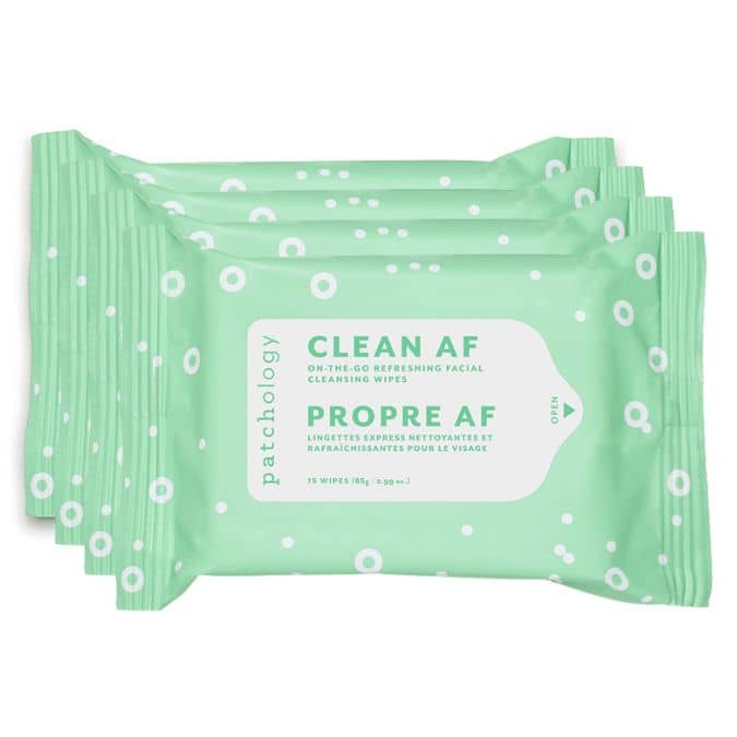 Clean AF Facial Cleansing Wipes - Patchology