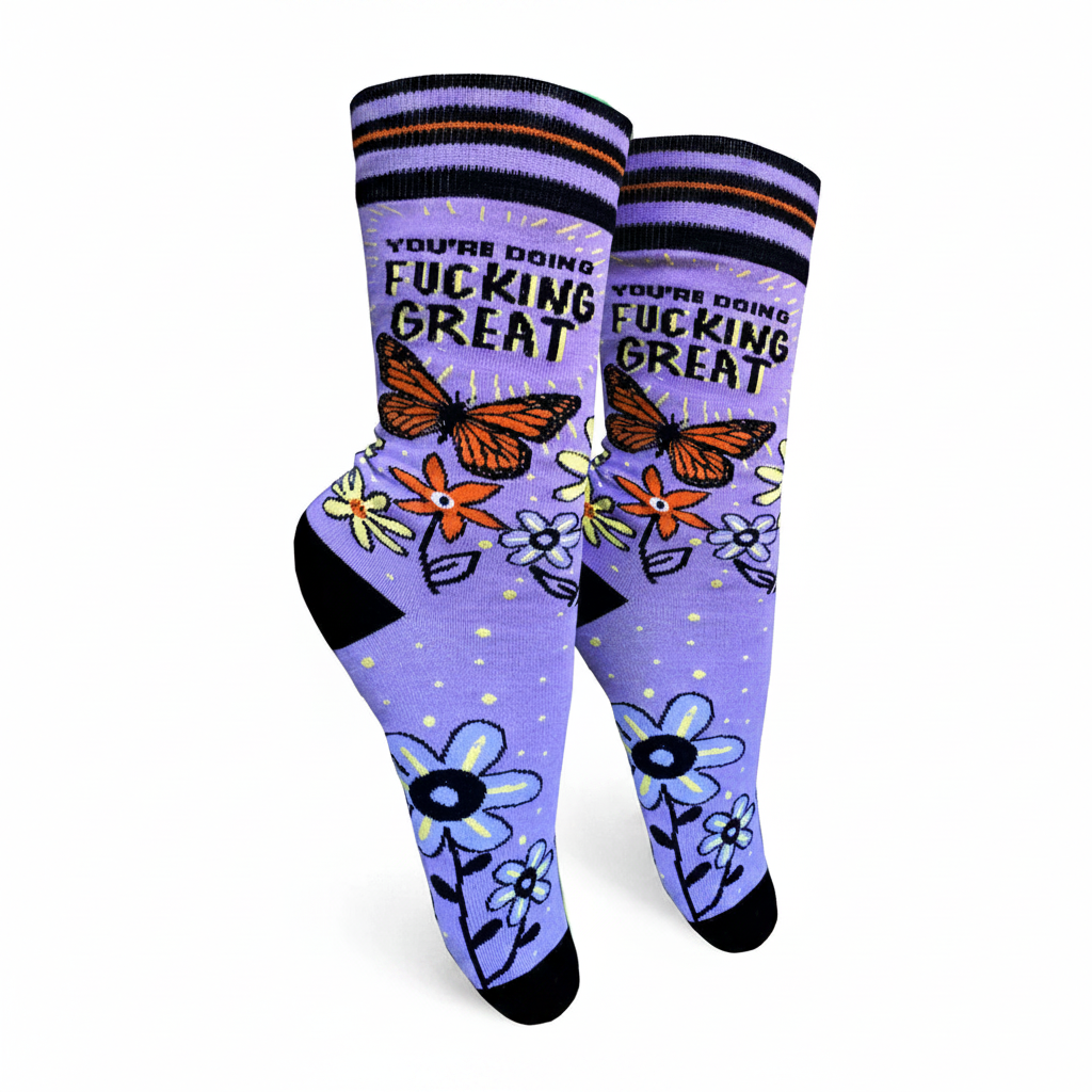 You’re Doing Fucking Great Womens Crew Socks