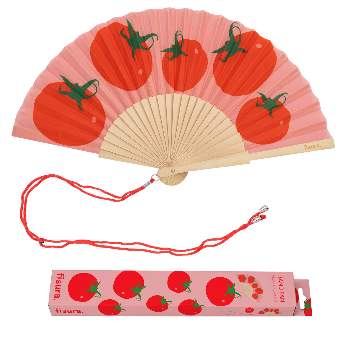 Tomato Hand Fan