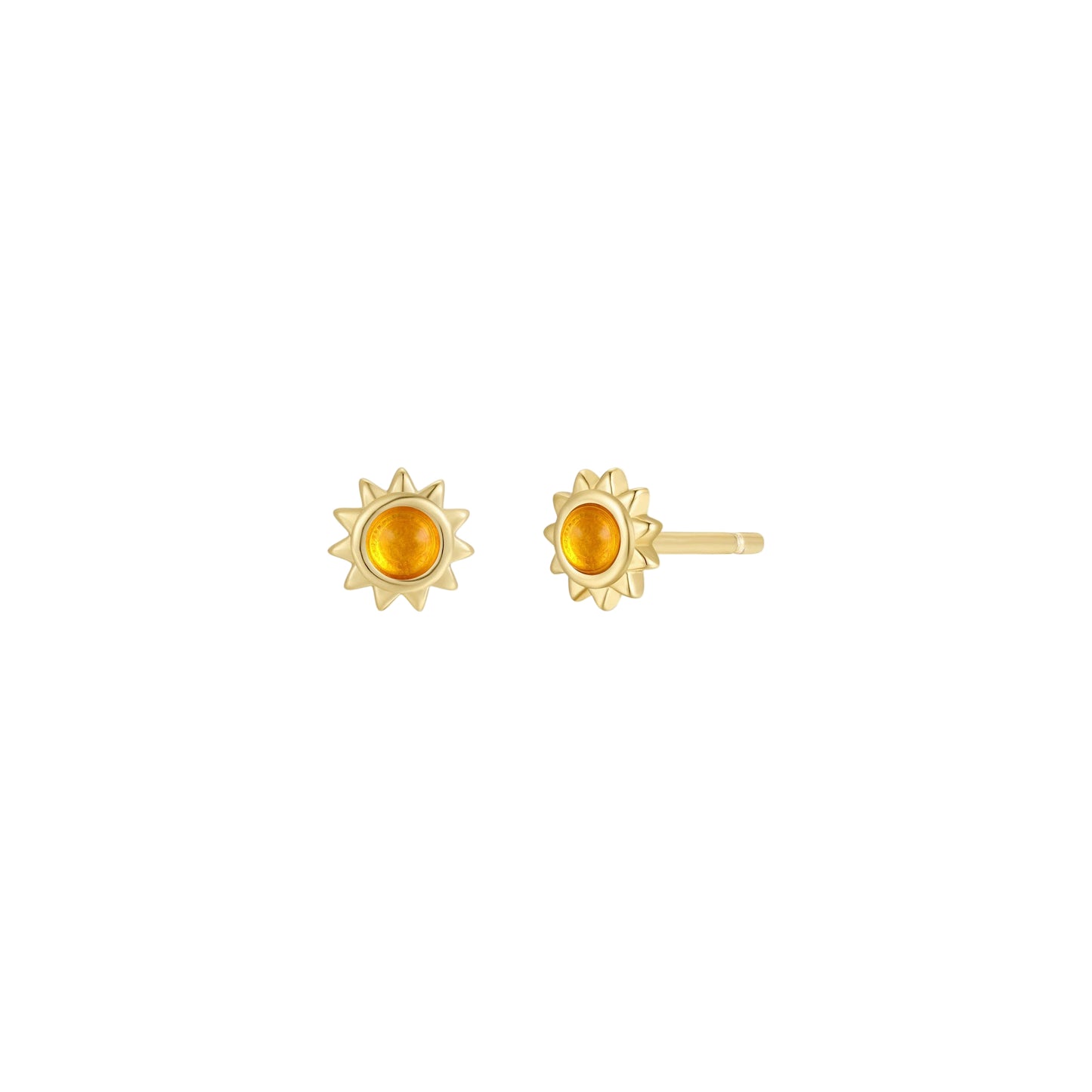 Amber Sun Stud - Earrings