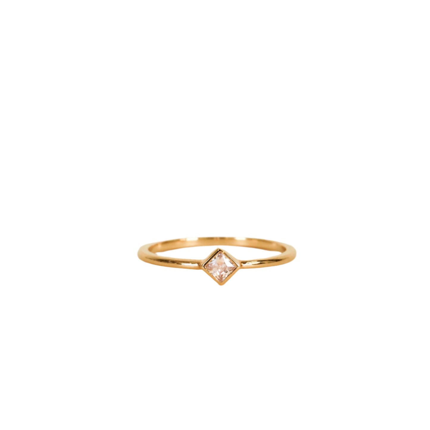 Ring - Diamond Stud Champagne