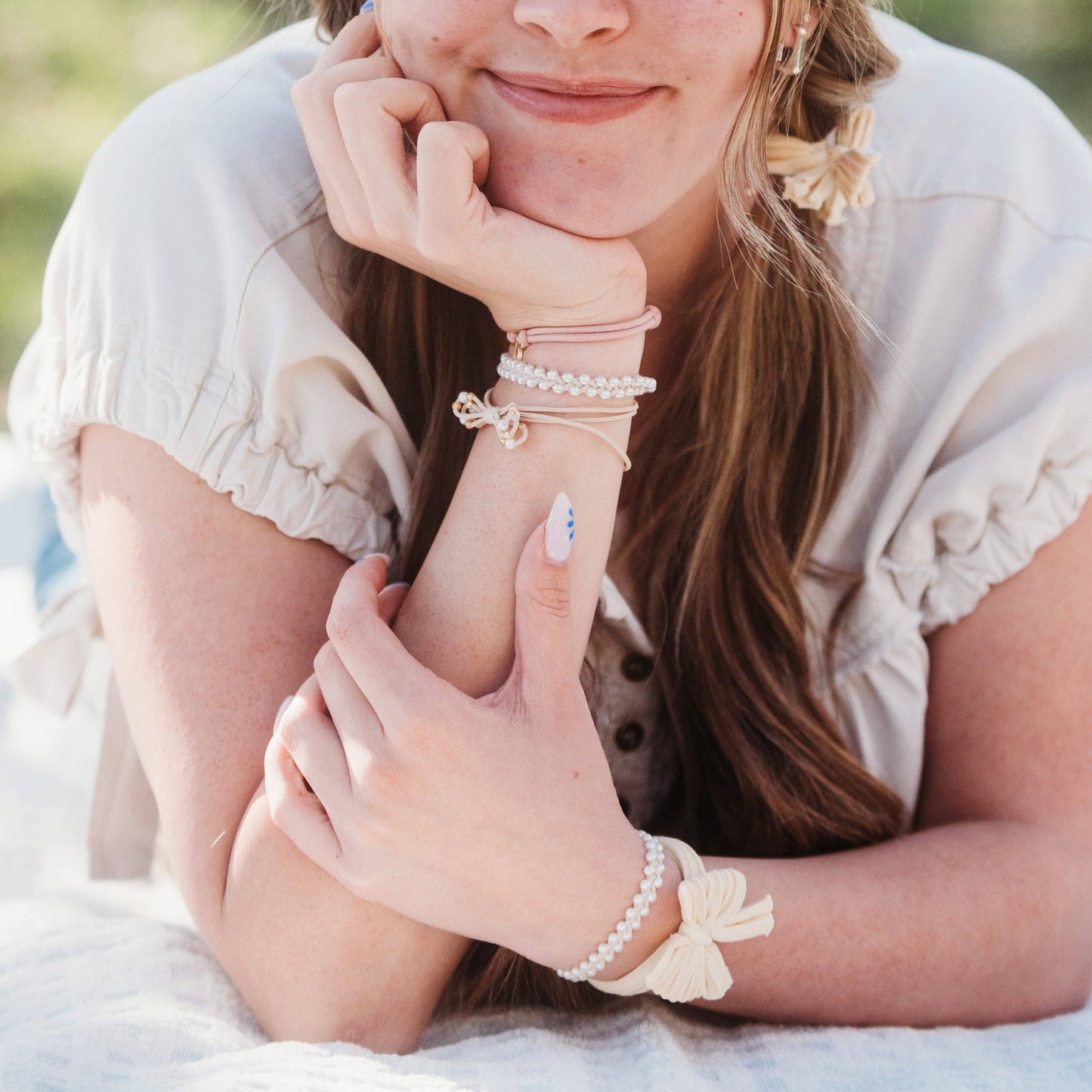 Hair Tie Bracelets - Grace