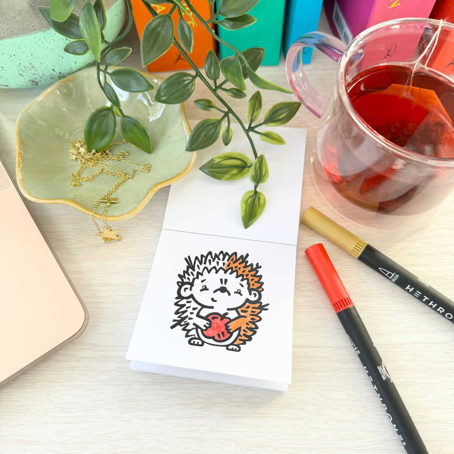 Pocket Pets - Mini Coloring Book for Adult