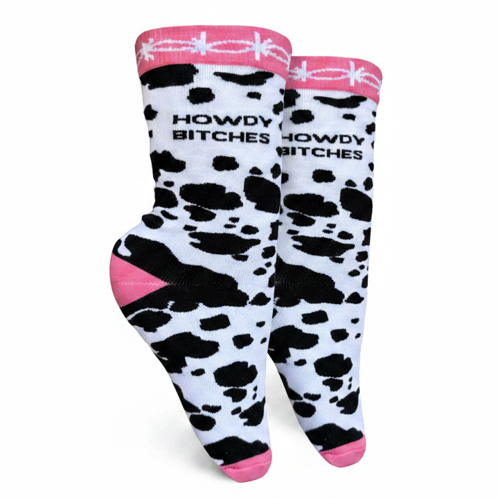 Howdy Bitches Women’s Crew Socks