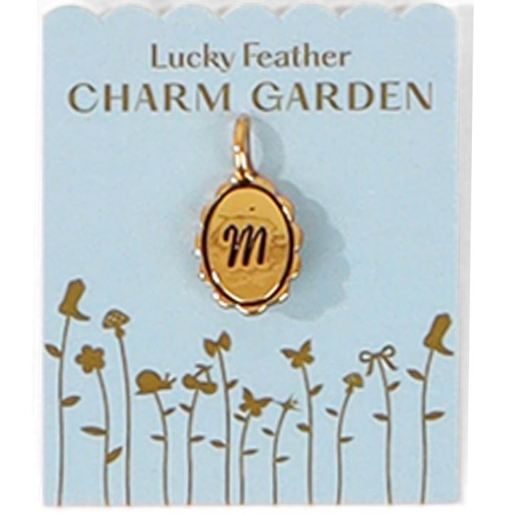 Scalloped Initial Charms