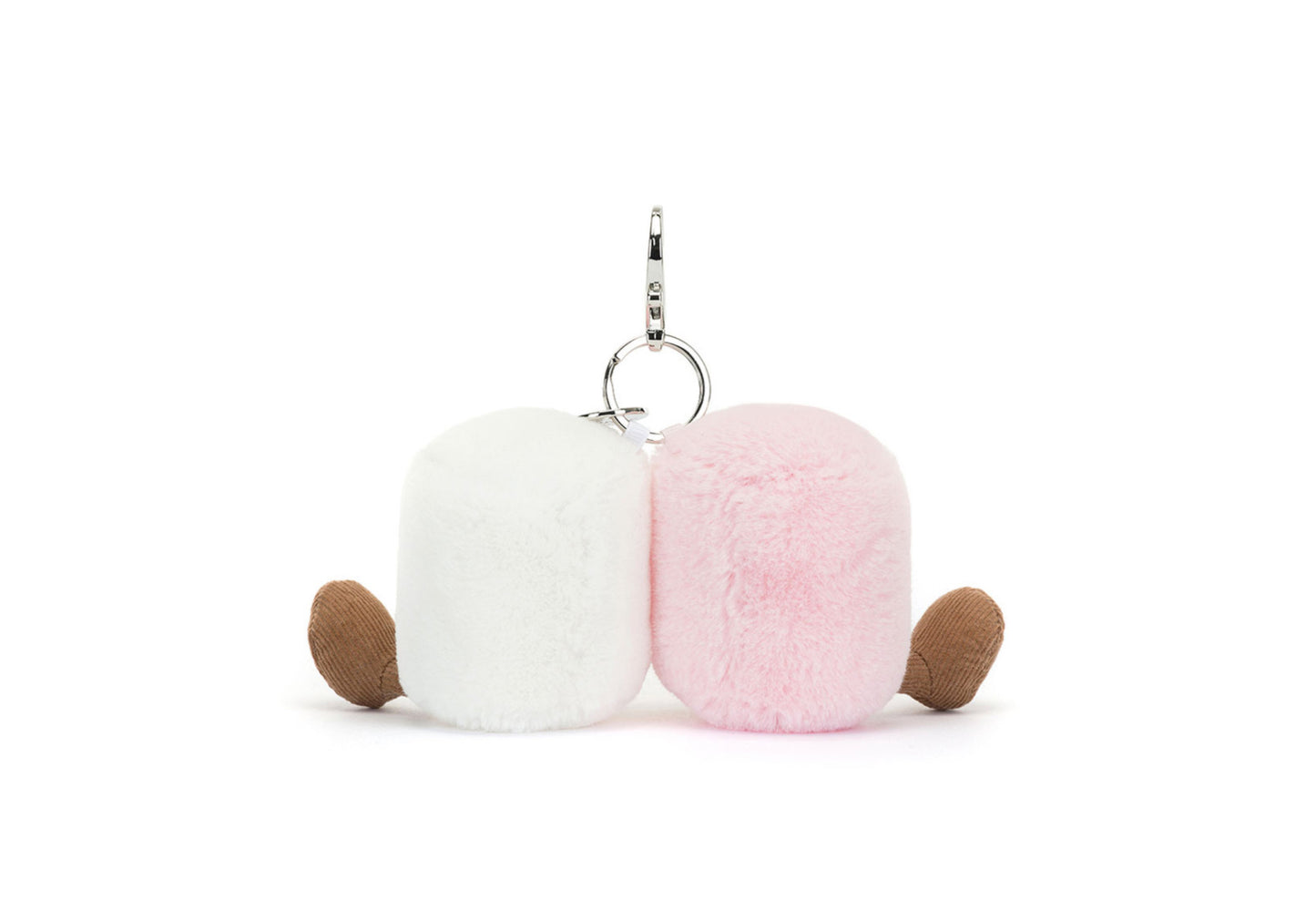 Amuseables Pair Of Marshmallows Bag Charm - JELLYCAT
