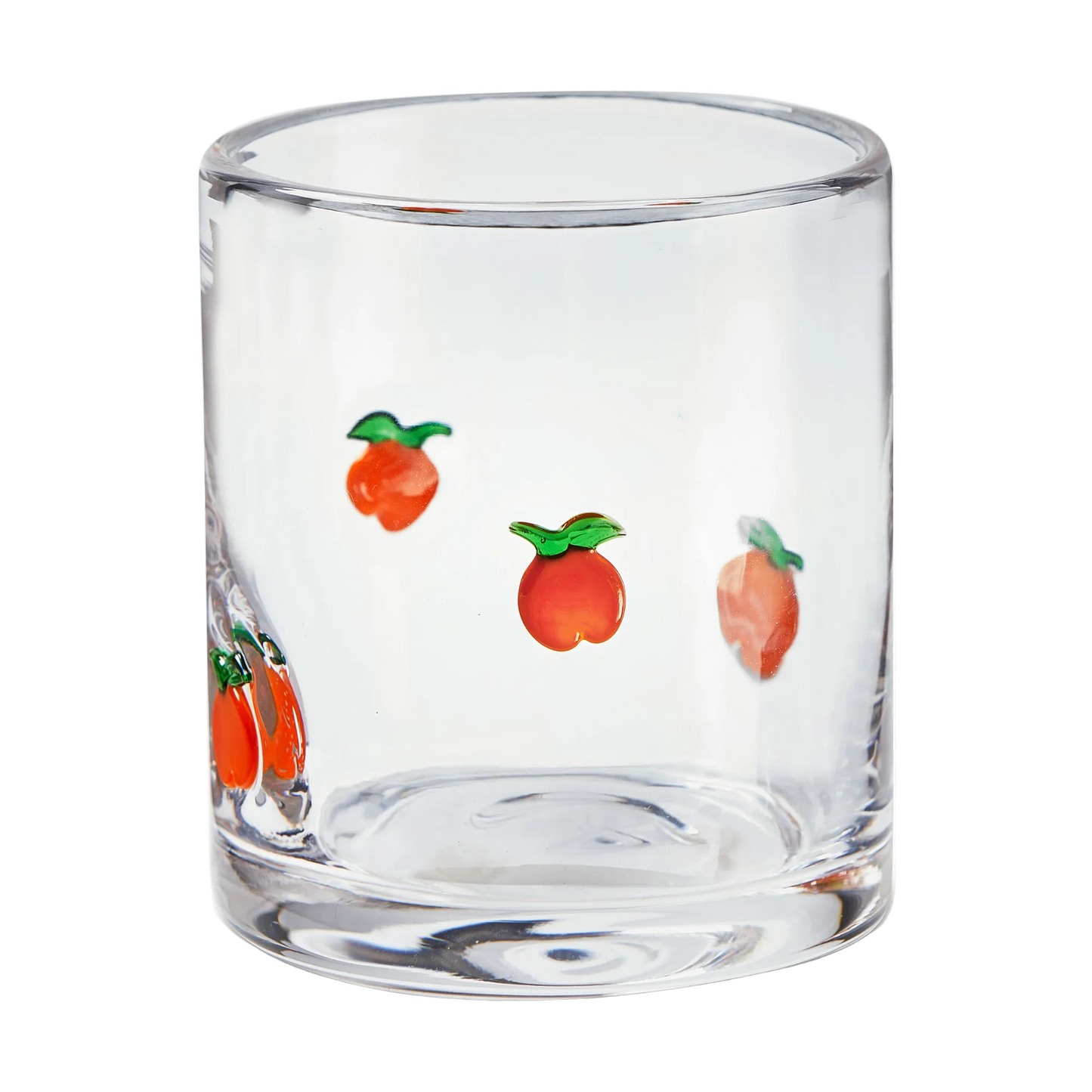 Peach Double Old Fashioned Glass