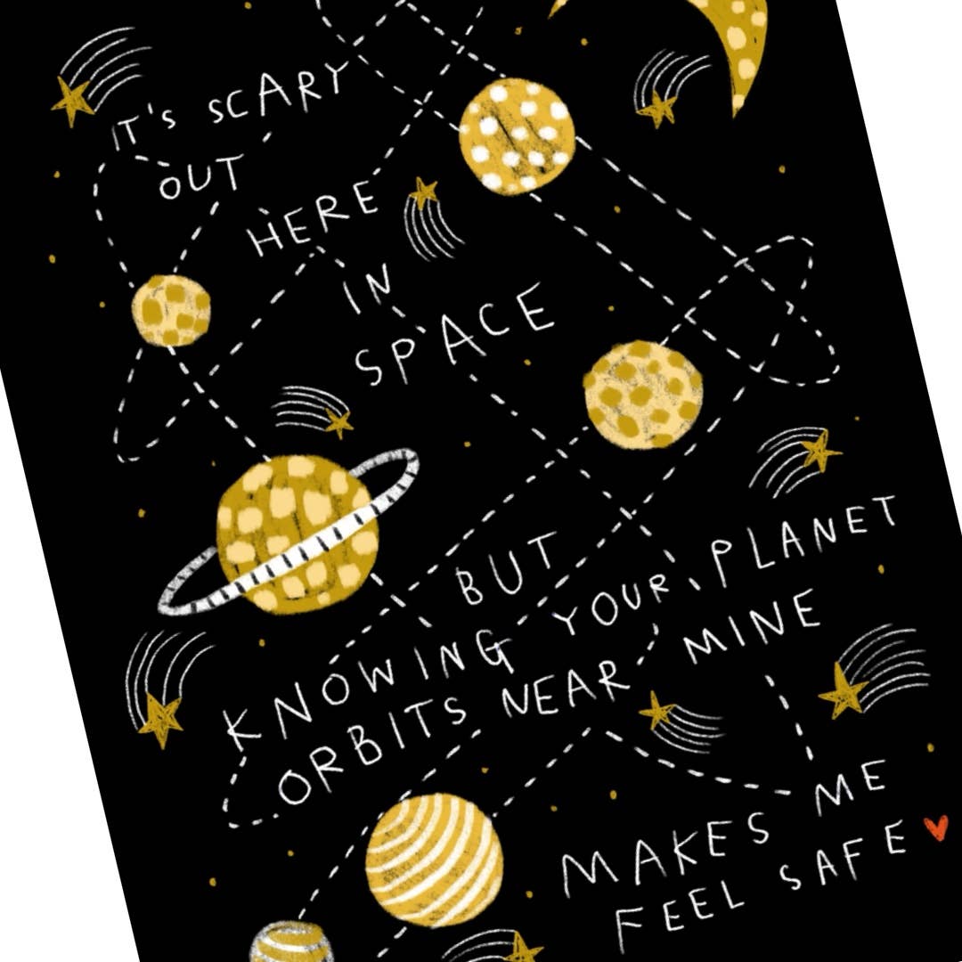 Your Planet’s Orbit 8.5x11 Art Print