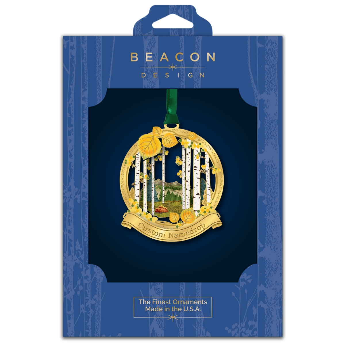 Colorado Autumn Woods Ornament