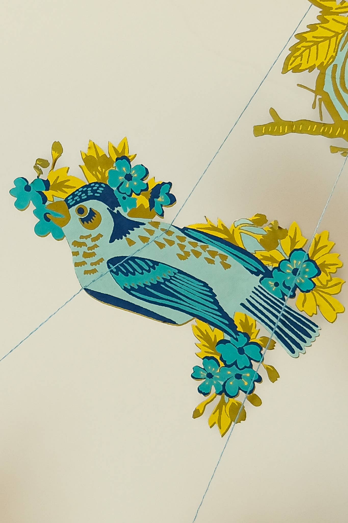 Nests Sewn Garland - Screen Printed by Hand