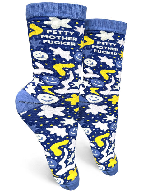 Petty Mother Fucker Women’s Crew Socks
