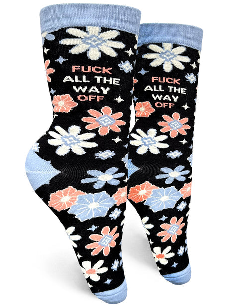 Fuck All The Way Off Women’s Crew Socks