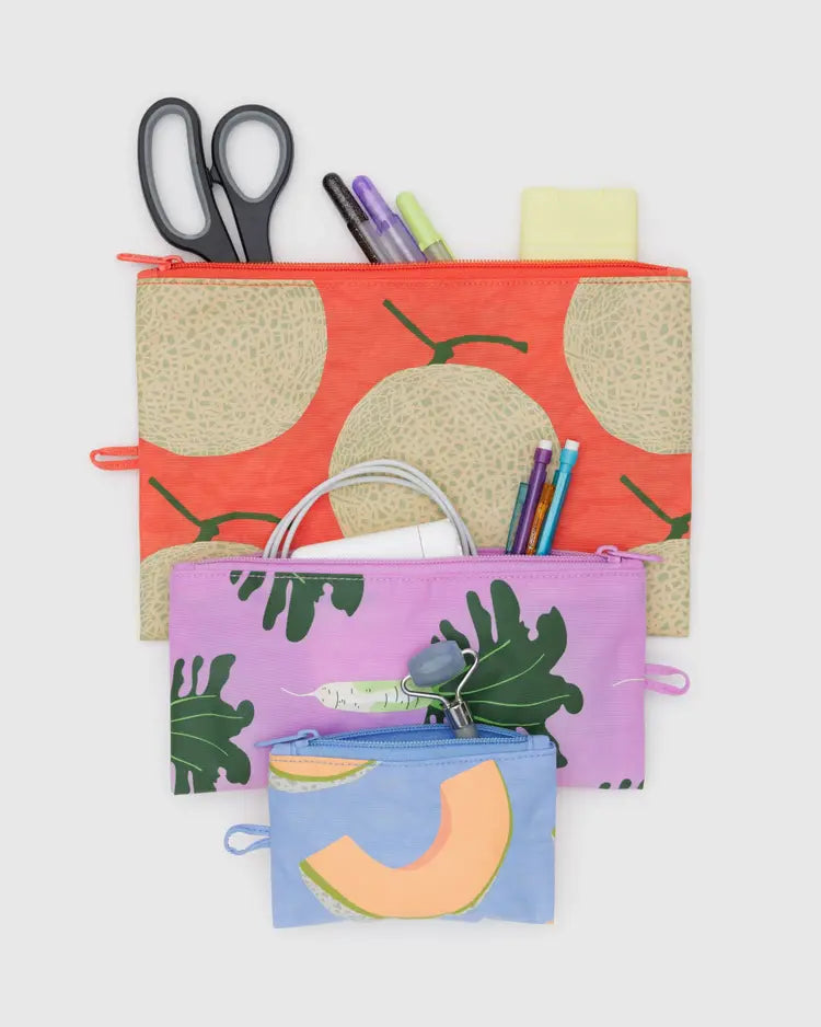 Japanese Produce Flat Pouch Set - Baggu