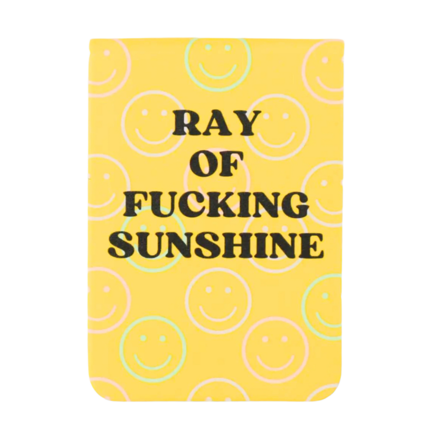 Ray Of Fucking Sunshine+Smileys - Leatherette Pocket Journal
