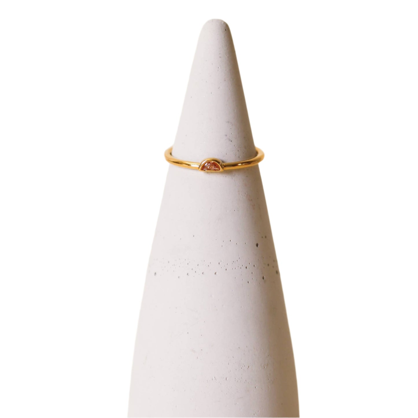 Ring - Half Moon Champagne