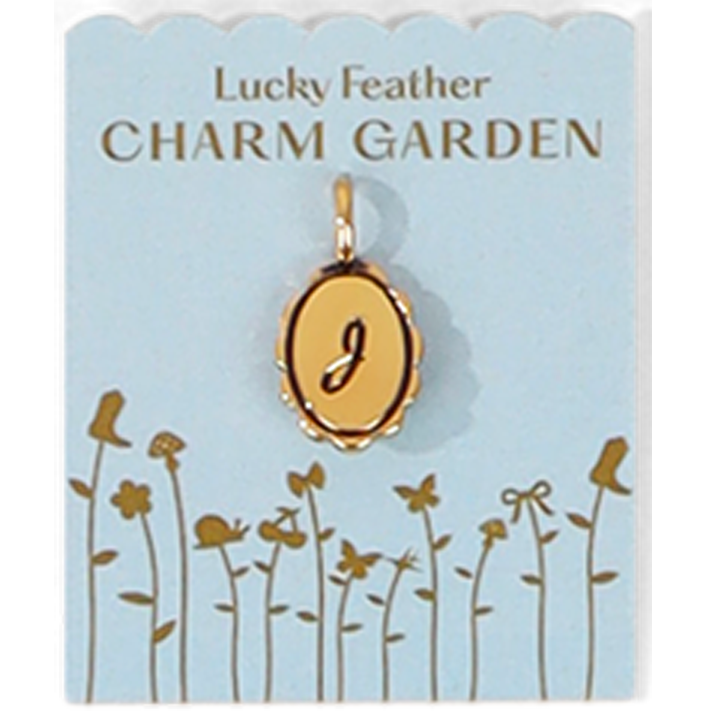 Scalloped Initial Charms