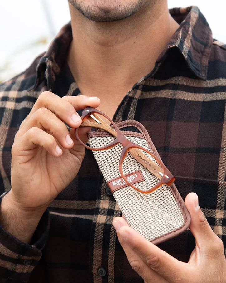 Shaw Blue Light Readers - Matte Brown - Blue Planet Eco-Eyewear