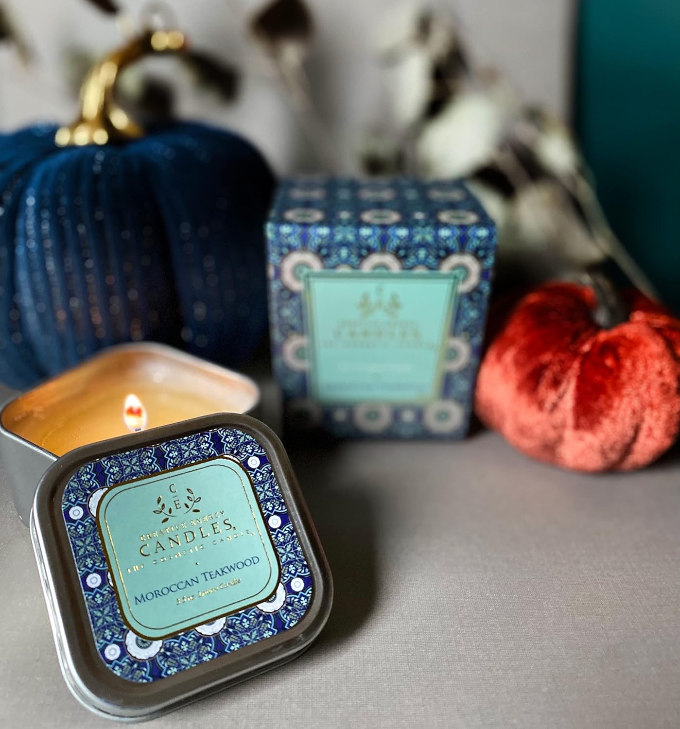 Lotion Candle - Moroccan Teakwood - Creative Energy
