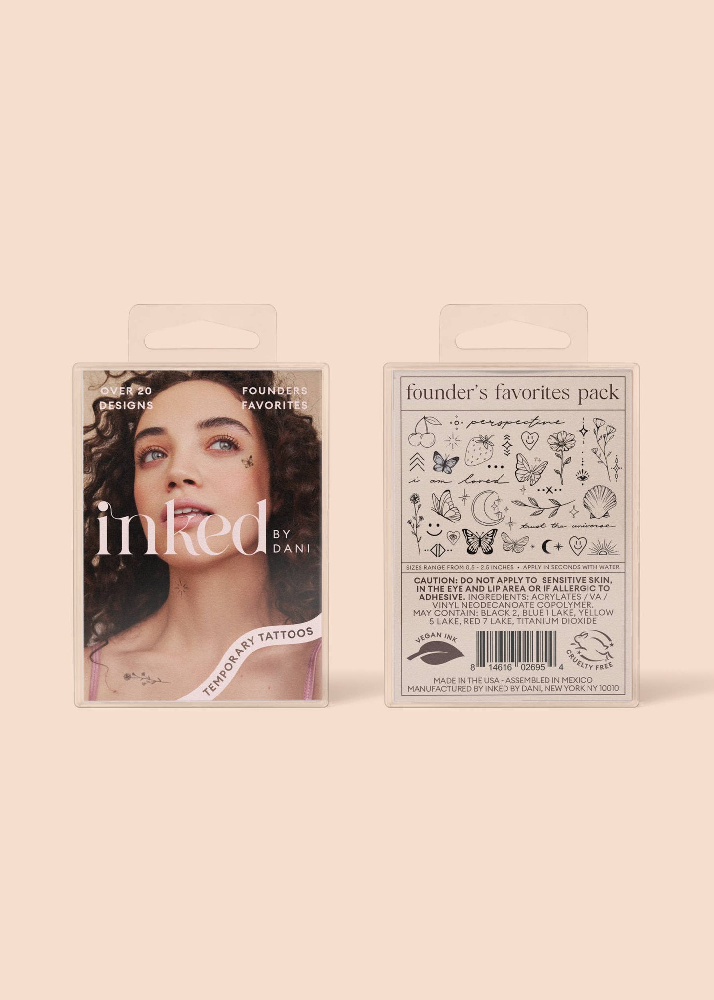 INKED by Dani - Founders Favorites Temporary Tattoo Pack