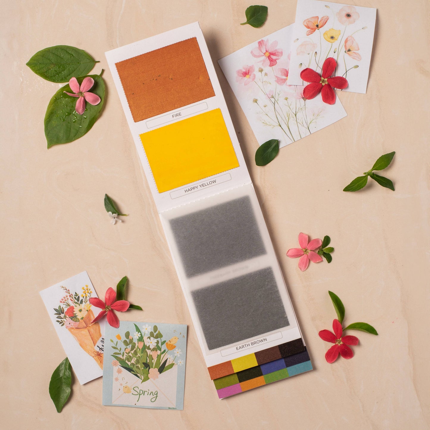 Autumn/Fall Colorsheets - 16 Handmade Watercolors