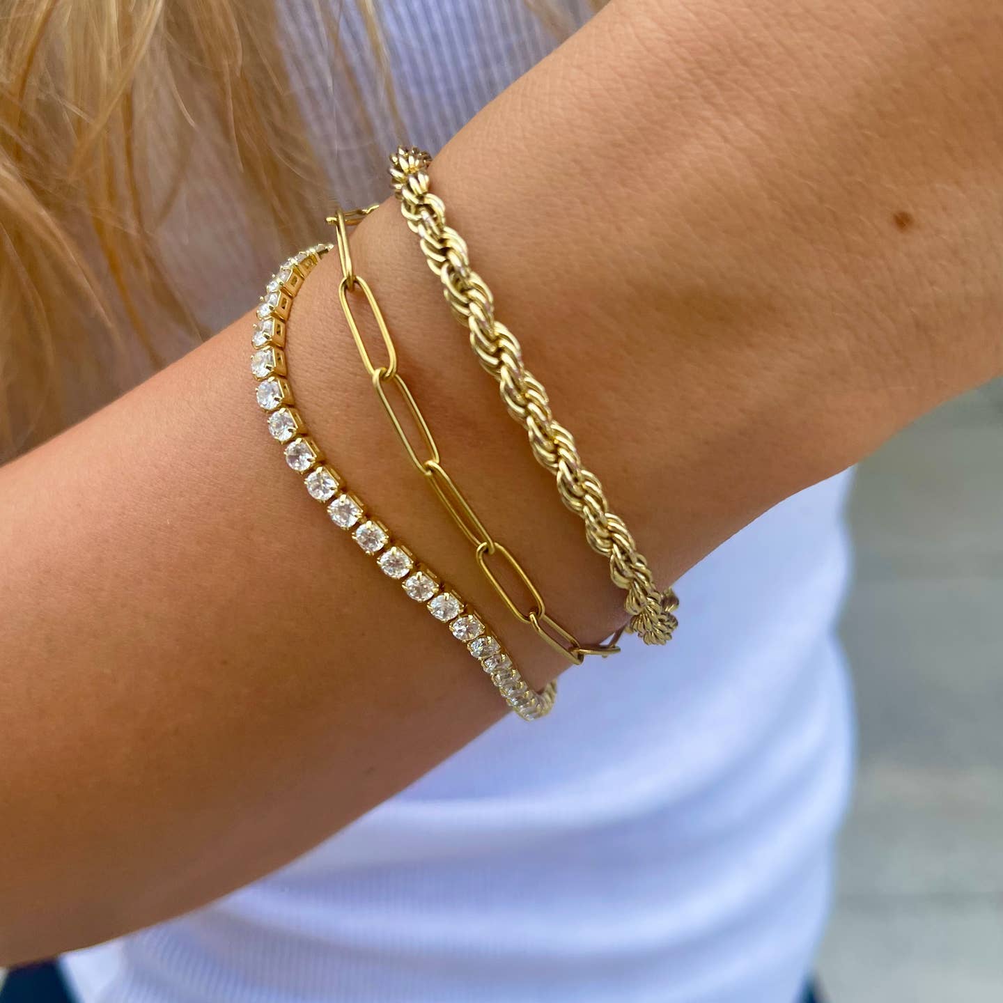 Sasha Gold Bracelet - Waterproof