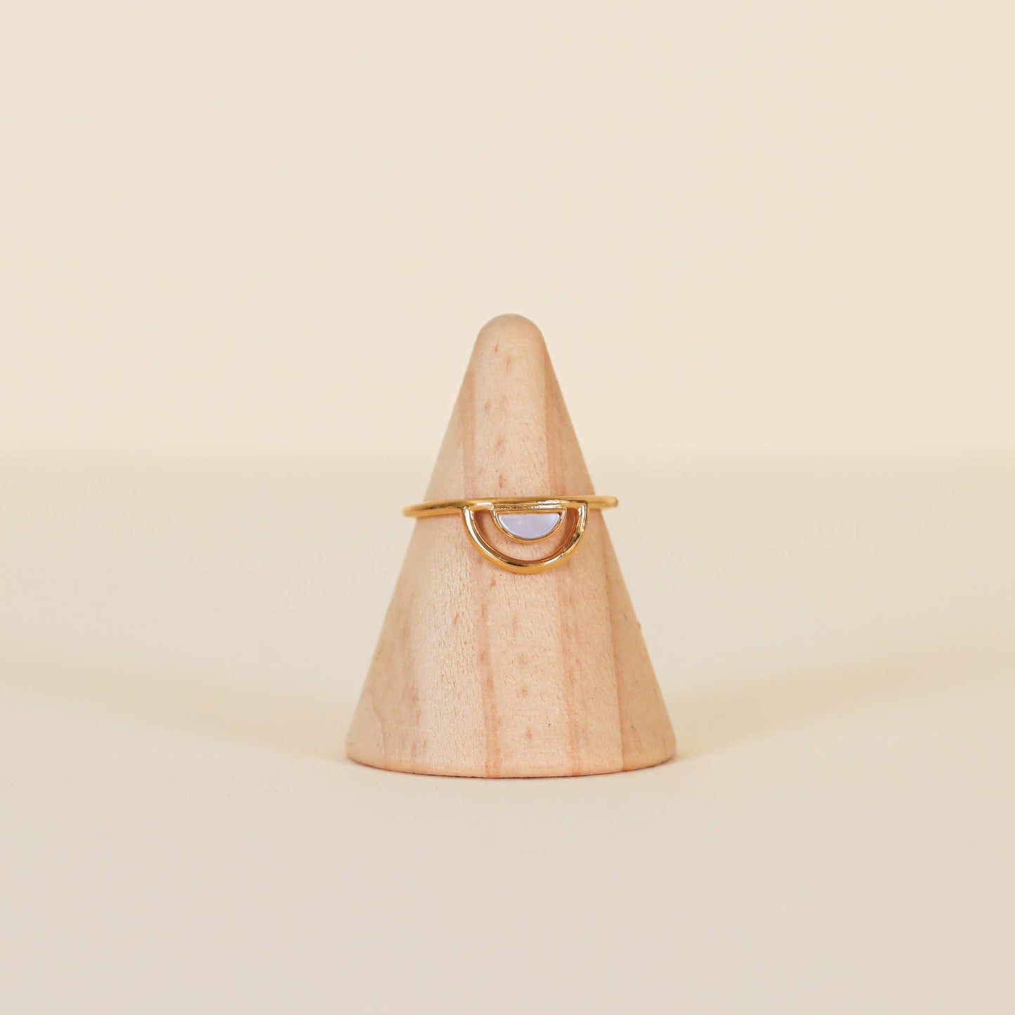 Mother of Pearl Stone Arch Ring - JaxKelly