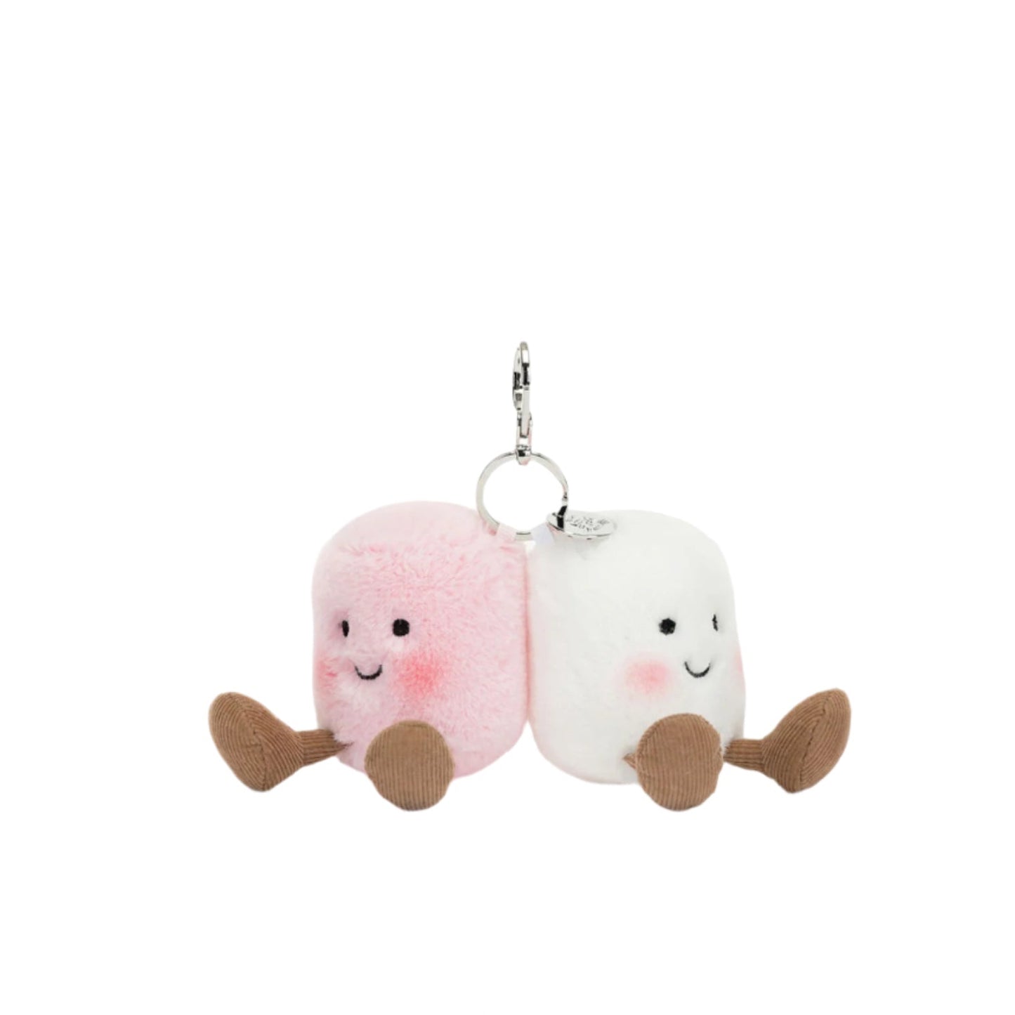 Amuseables Pair Of Marshmallows Bag Charm - JELLYCAT