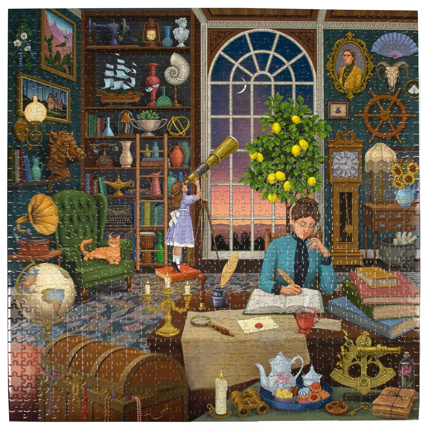Alchemist's Library 1000 Piece Square Puzzle