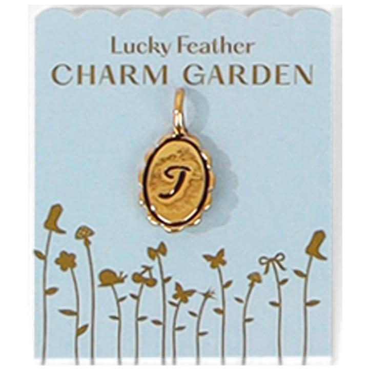 Scalloped Initial Charms