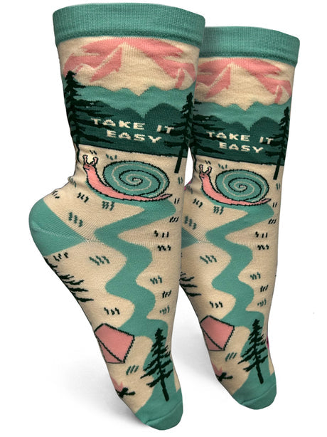 Take It Easy Women’s Crew Socks