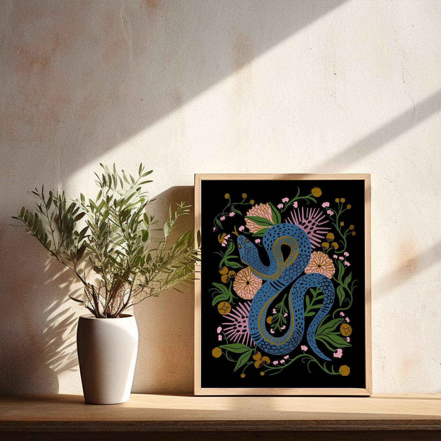 Charmed Snake 8x10 Giclée Art Print - Tara Reed