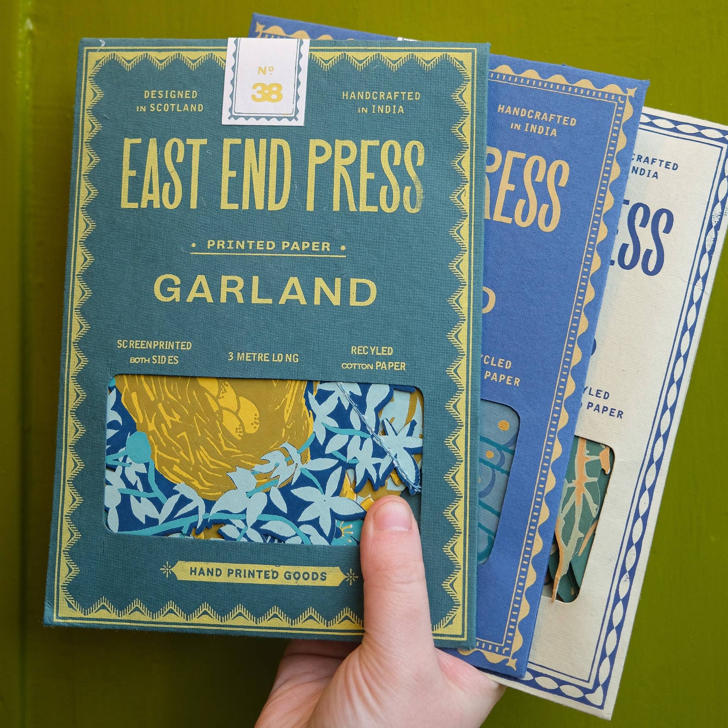 Nests Sewn Garland - Screen Printed by Hand