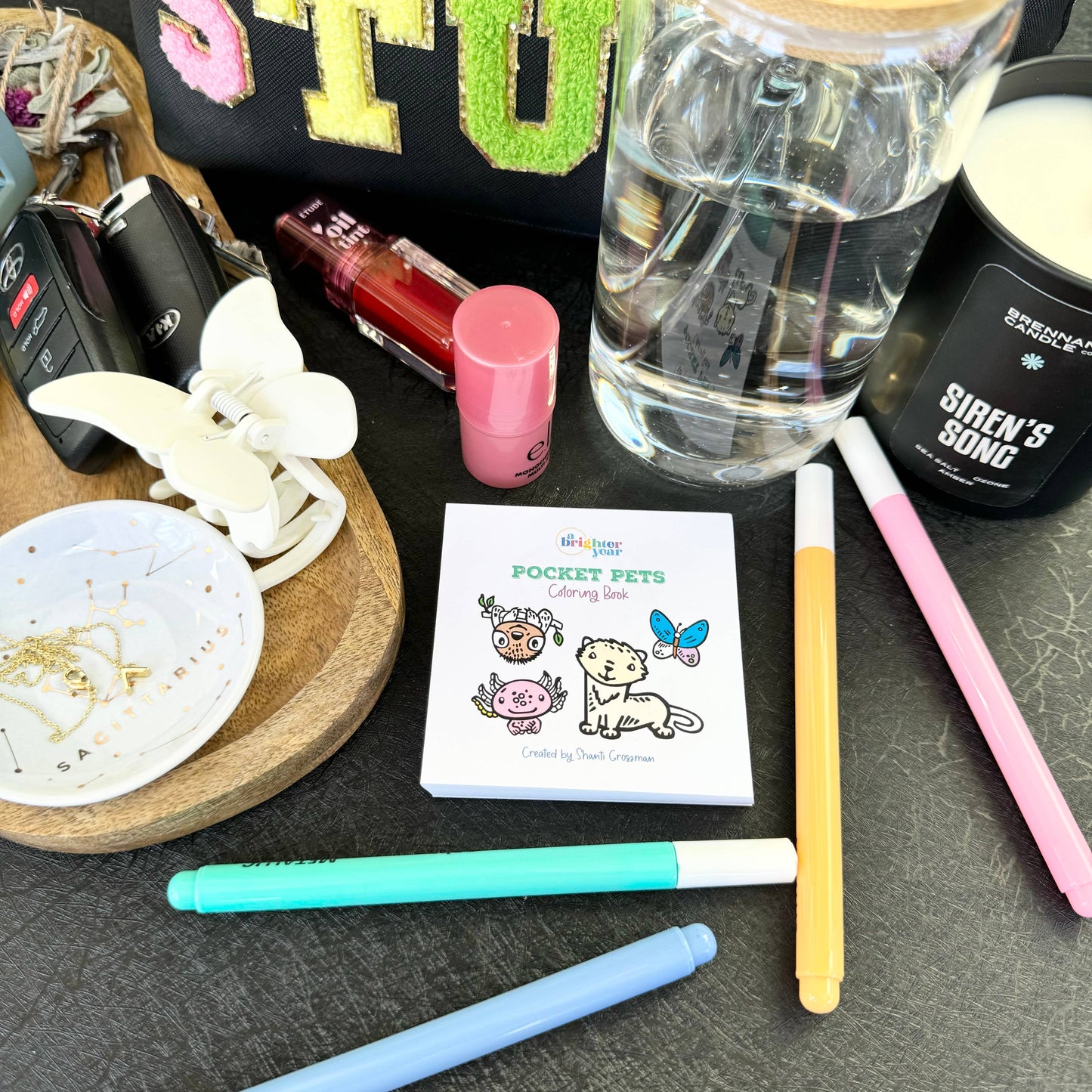 Pocket Pets - Mini Coloring Book for Adult
