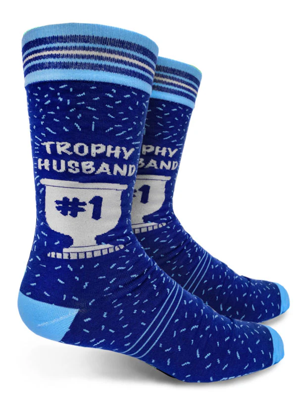 Trophy Husband Men’s Crew Socks