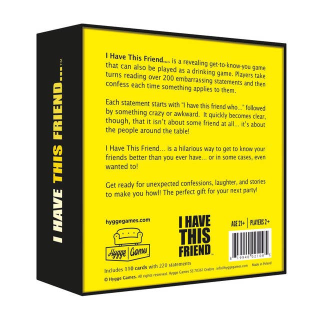 Hygge Games - Card Game - I Have This Friend