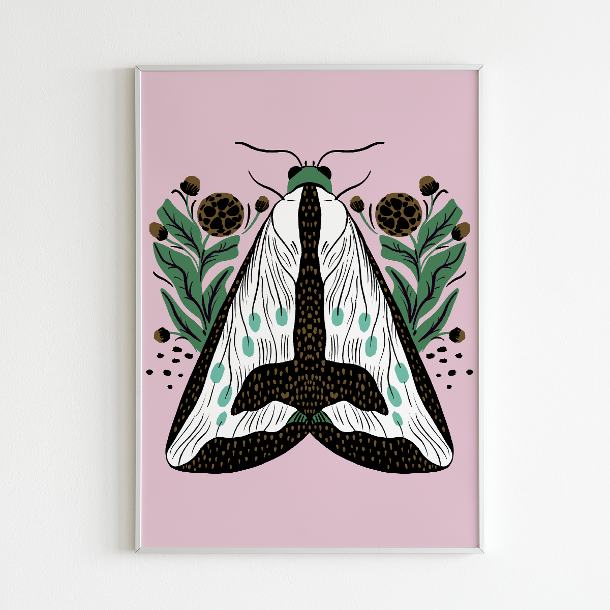 Goth Moth 8x 10 Giclée Art Print - Tara Reed