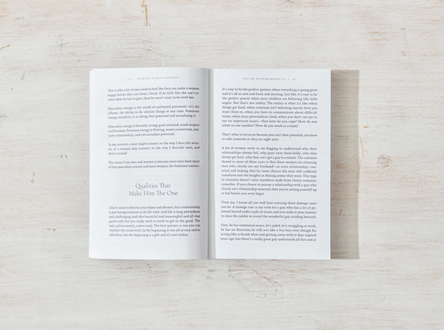 You're Overthinking It - Book