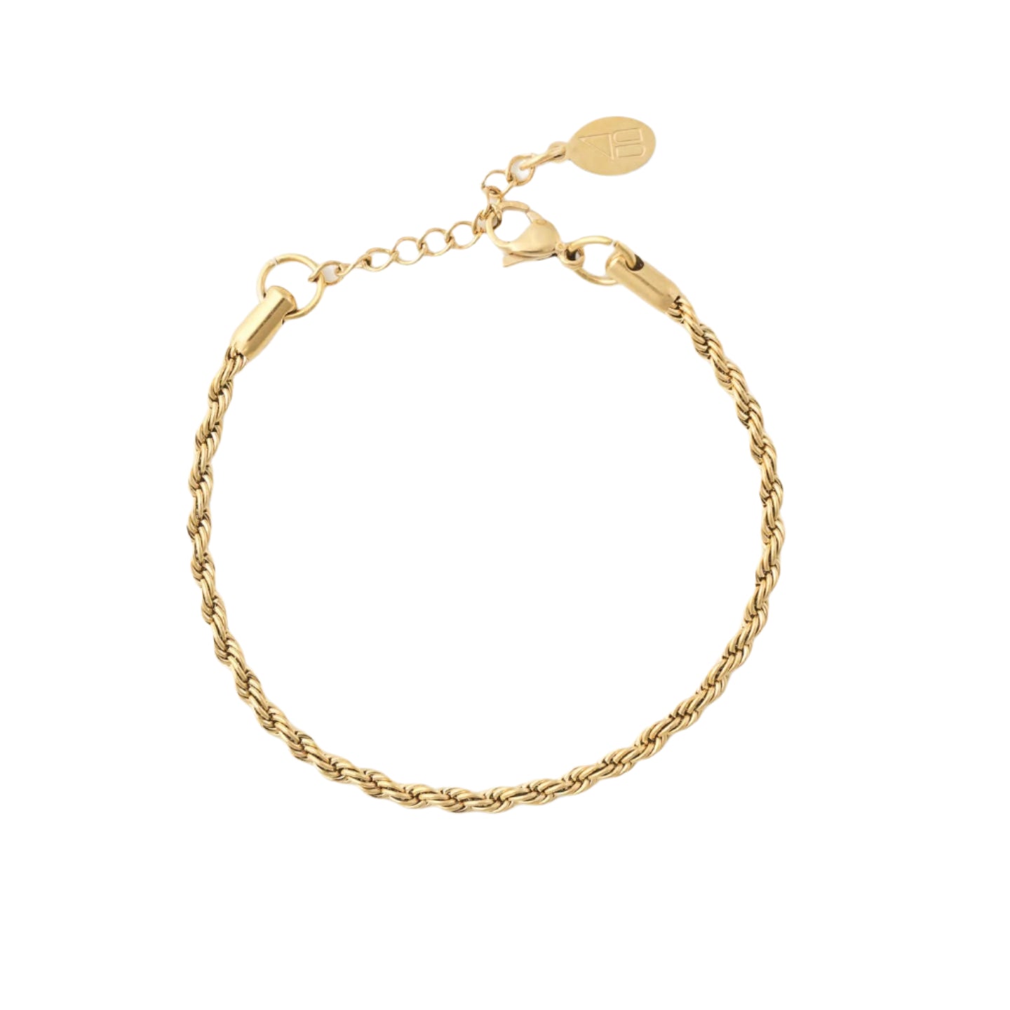 Waterproof Gold Rope Bracelet