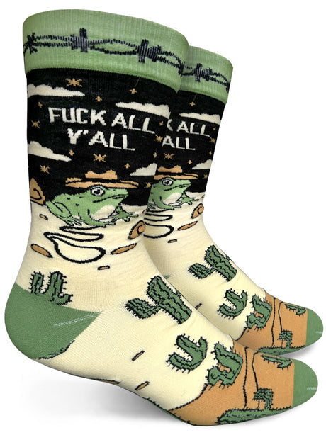 Fuck All Y’All Men’s Crew Socks