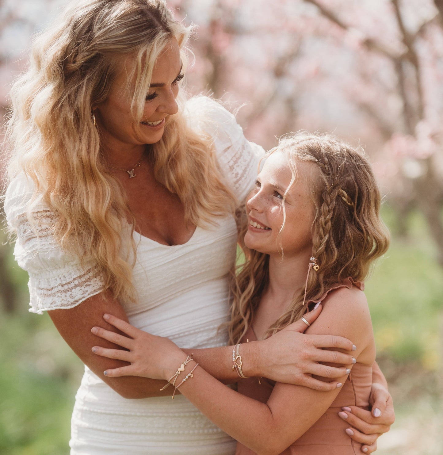 Hair Tie Bracelets- Mother / Daughter