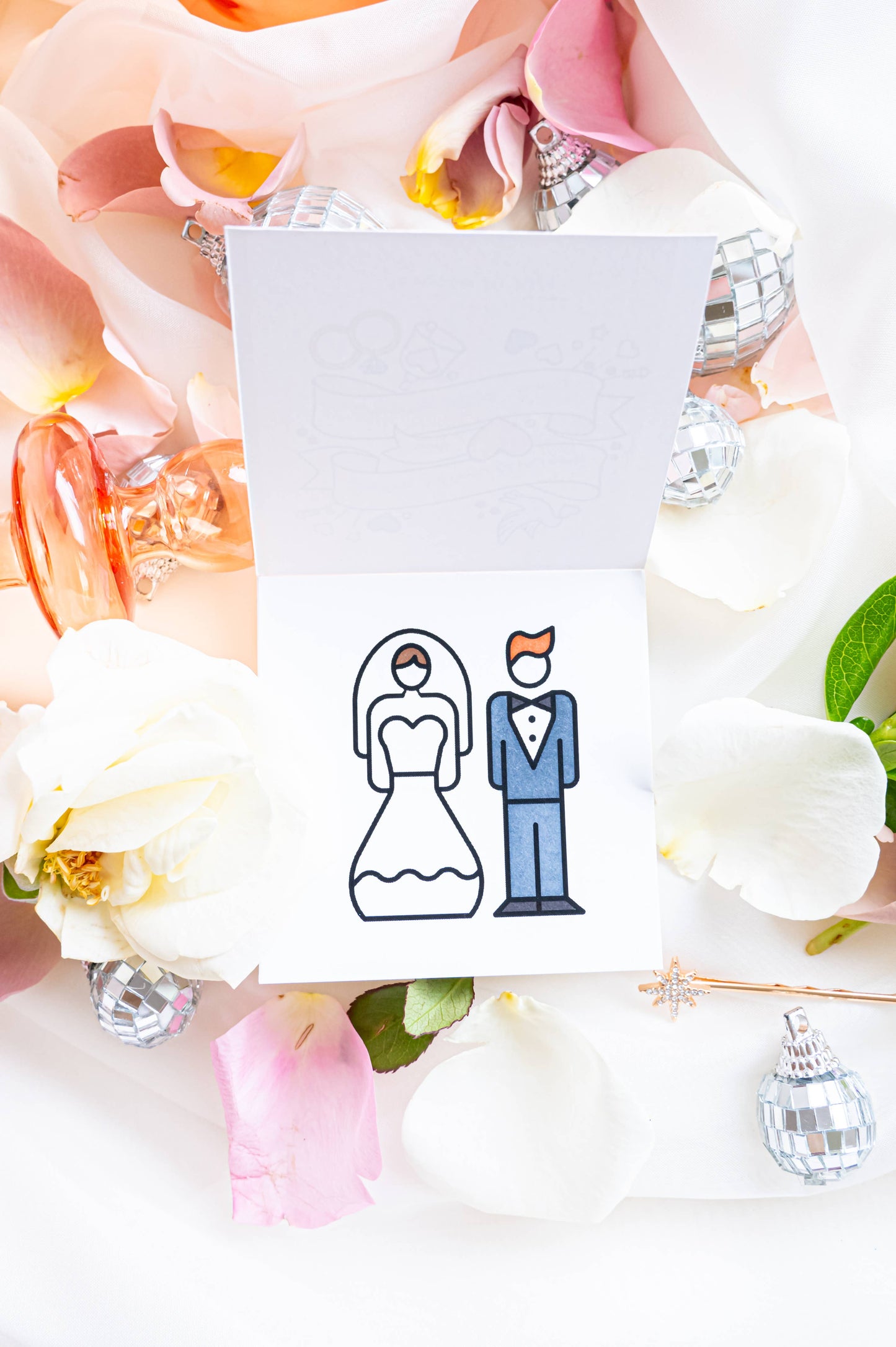 A Brighter Year - Happily Ever After Mini Coloring Book Wedding Favor
