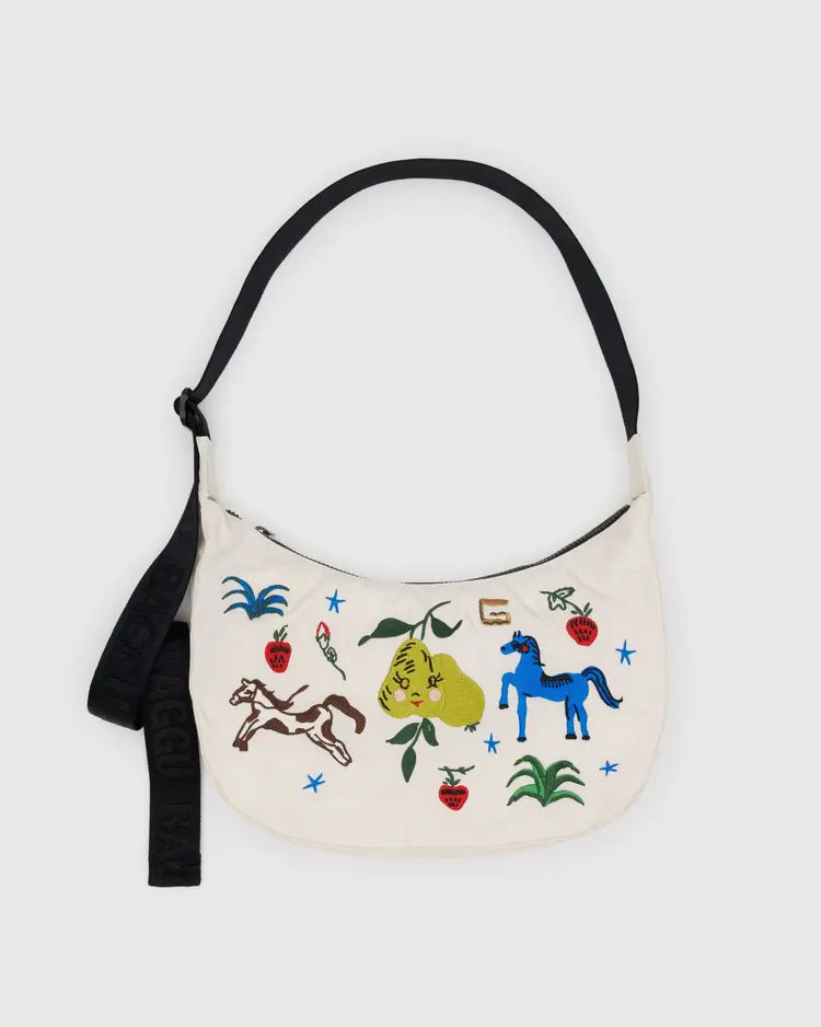 Medium Nylon Crescent Bag - Baggu