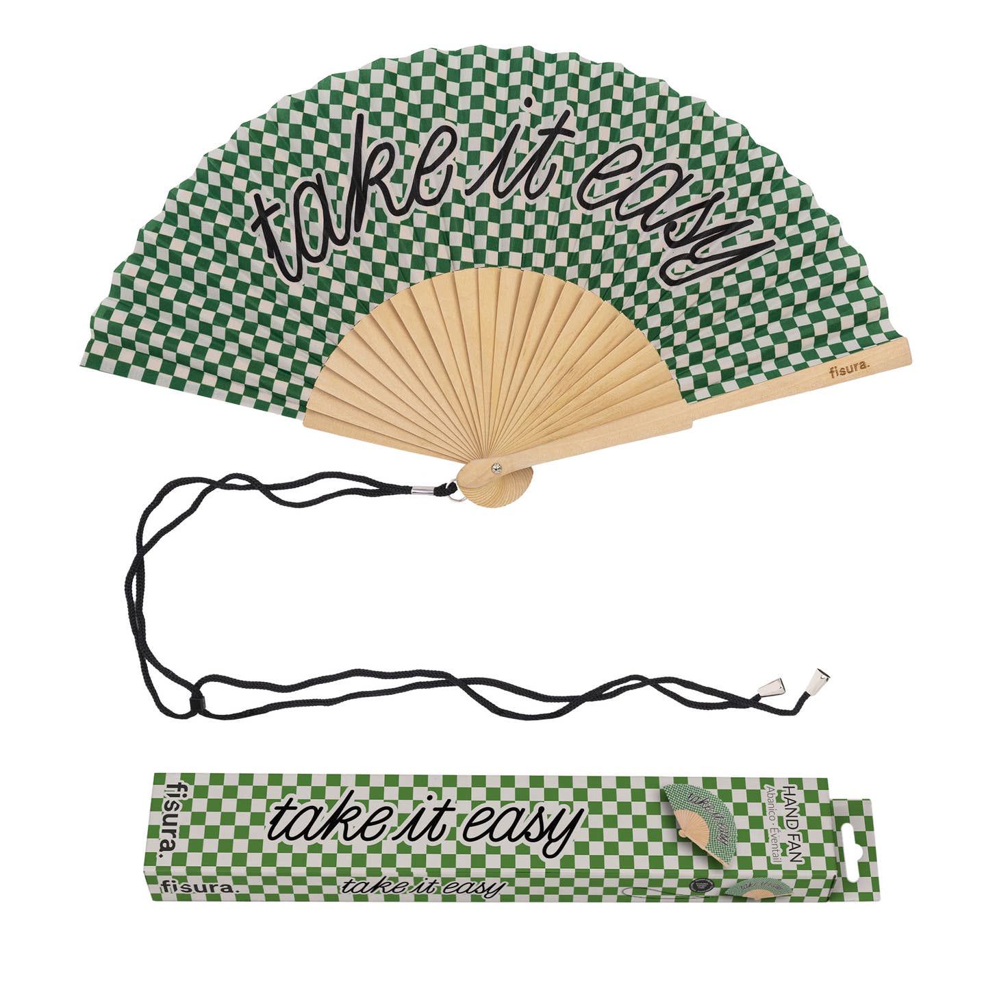 “Take It Easy” Hand Fan