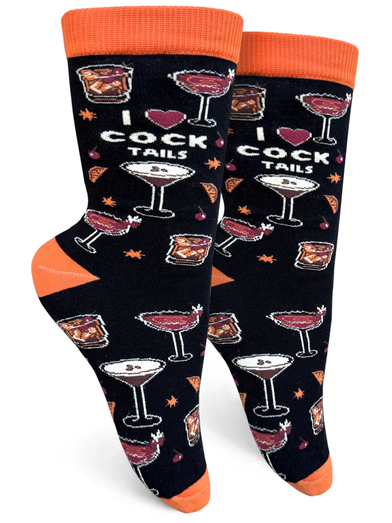 I Love Cocktails Women’s Crew Socks
